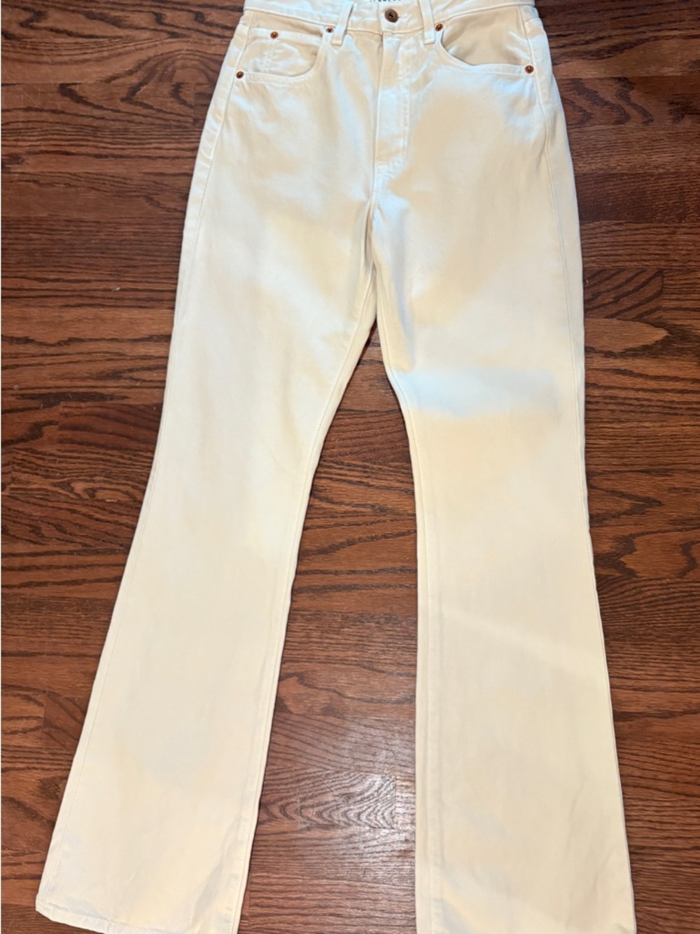 SLVRLAKE Cream Denim Jeans